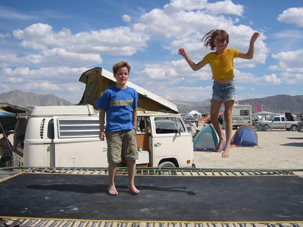 Max & Myra jumping 